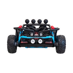 Auto Buggy Racing 5 na akumulator dla dzieci Niebieski + Silniki 2x200W + Pilot + Audio LED + Wolny Start