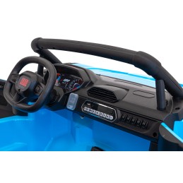 Auto Buggy Racing 5 na akumulator dla dzieci Niebieski + Silniki 2x200W + Pilot + Audio LED + Wolny Start