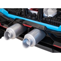 Auto Buggy Racing 5 na akumulator dla dzieci Niebieski + Silniki 2x200W + Pilot + Audio LED + Wolny Start