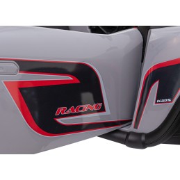 Auto Buggy Racing 5 na akumulator dla dzieci +3. Szary + Silniki 2x200W + Pilot + Wolny Start