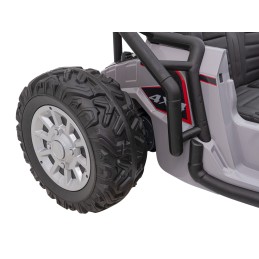 Auto Buggy Racing 5 na akumulator dla dzieci +3. Szary + Silniki 2x200W + Pilot + Wolny Start