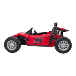 Auto Buggy Racing 5 na akumulator dla dzieci Czerwony + Silniki 2x200W + Pilot + Audio LED + Wolny Start