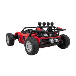 Auto Buggy Racing 5 na akumulator dla dzieci Czerwony + Silniki 2x200W + Pilot + Audio LED + Wolny Start