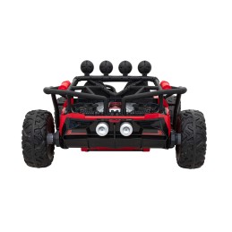 Auto Buggy Racing 5 na akumulator dla dzieci Czerwony + Silniki 2x200W + Pilot + Audio LED + Wolny Start