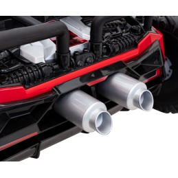 Auto Buggy Racing 5 na akumulator dla dzieci Czerwony + Silniki 2x200W + Pilot + Audio LED + Wolny Start