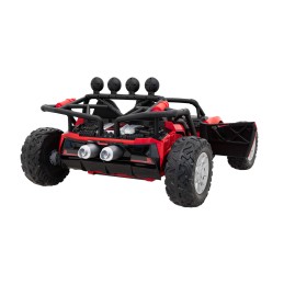 Auto Buggy Racing 5 na akumulator dla dzieci Czerwony + Silniki 2x200W + Pilot + Audio LED + Wolny Start