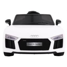 Audi R8 Spyder na akumulator Biały + Pilot