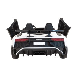 Auto Lamborghini Aventador SV na akumulator dla 2 dzieci Biały