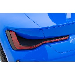 Autko BMW i4 na akumulator dla dzieci Niebieski + Wolny Start + EVA + Ekoskóra + Audio LED + Pilot