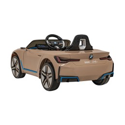 Autko BMW i4 na akumulator dla dzieci Złoty