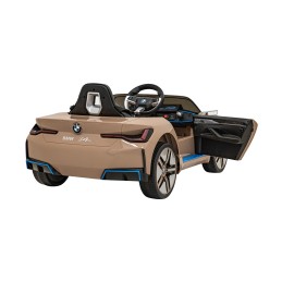 Autko BMW i4 na akumulator dla dzieci Złoty