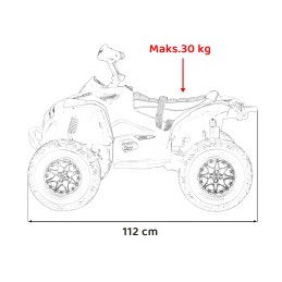 Quad Maverick ATV Biały