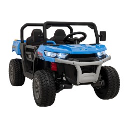 Auto Pick-Up Speed 900 dla dzieci Niebieski + Napęd 4x4 + Ruchomy kiper + Bagażnik + Pilot + Łopatka + Audio LED