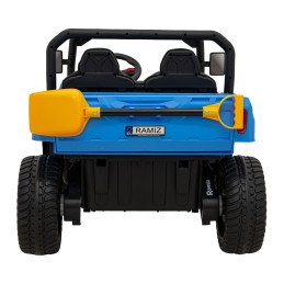 Auto Pick-Up Speed 900 dla dzieci Niebieski + Napęd 4x4 + Ruchomy kiper + Bagażnik + Pilot + Łopatka + Audio LED