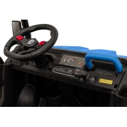 Auto Pick-Up Speed 900 dla dzieci Niebieski + Napęd 4x4 + Ruchomy kiper + Bagażnik + Pilot + Łopatka + Audio LED