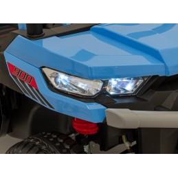 Auto Pick-Up Speed 900 dla dzieci Niebieski + Napęd 4x4 + Ruchomy kiper + Bagażnik + Pilot + Łopatka + Audio LED