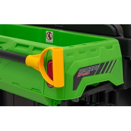 Auto Pick-Up Speed 900 dla dzieci Zielony + Napęd 4x4 + Ruchomy kiper + Bagażnik + Pilot + Łopatka + Audio LED