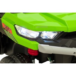 Auto Pick-Up Speed 900 dla dzieci Zielony + Napęd 4x4 + Ruchomy kiper + Bagażnik + Pilot + Łopatka + Audio LED