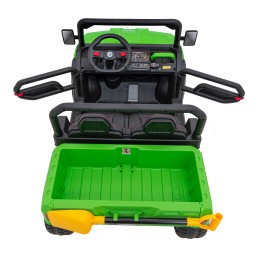 Auto Pick-Up Speed 900 dla dzieci Zielony + Napęd 4x4 + Ruchomy kiper + Bagażnik + Pilot + Łopatka + Audio LED