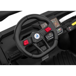 Auto Pick-Up Speed 900 dla dzieci Biały + Napęd 4x4 + Ruchomy kiper + Bagażnik + Pilot + Łopatka + Audio LED