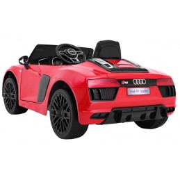 Audi R8 Spyder na akumulator Lakier Czerwony + Pilot