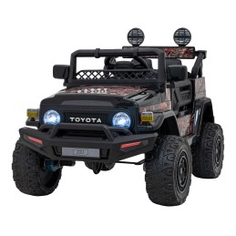 Toyota FJ Cruiser dla dzieci Czarna terenówka + Pilot