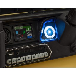 Toyota FJ Cruiser dla dzieci Beżowy + Pilot + Napęd 4x4 + Audio LED + EVA + Wolny Start