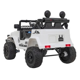 Toyota FJ Cruiser dla dzieci Biały + Pilot + Napęd 4x4 + Audio LED + EVA + Wolny Start