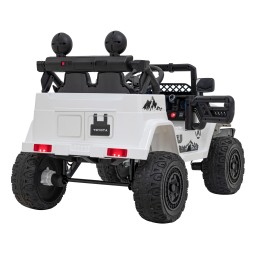 Toyota FJ Cruiser dla dzieci Biały + Pilot + Napęd 4x4 + Audio LED + EVA + Wolny Start