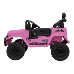 Toyota FJ Cruiser dla dzieci Różowy + Pilot + Napęd 4x4 + Audio LED + EVA + Wolny Start