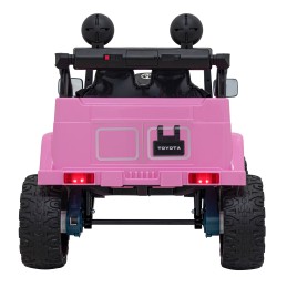 Toyota FJ Cruiser dla dzieci Różowy + Pilot + Napęd 4x4 + Audio LED + EVA + Wolny Start