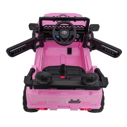 Toyota FJ Cruiser dla dzieci Różowy + Pilot + Napęd 4x4 + Audio LED + EVA + Wolny Start