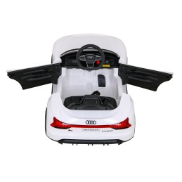 Audi RS E-Tron GT na akumulator Biały + Pilot + Napęd 4x4 + Radio MP3 + LED + EVA