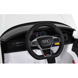 Audi RS E-Tron GT na akumulator Biały + Pilot + Napęd 4x4 + Radio MP3 + LED + EVA