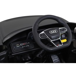 Audi RS E-Tron GT na akumulator Czarny + Pilot + Napęd 4x4 + Radio MP3 + LED + EVA
