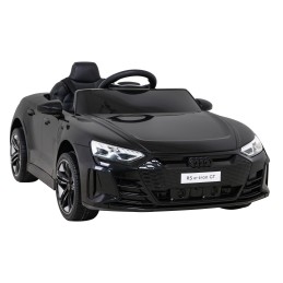 Audi RS E-Tron GT na akumulator Czarny + Pilot + Napęd 4x4 + Radio MP3 + LED + EVA