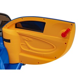 Bugatti Chiron na akumulator dla dzieci Niebieski + Pilot + Bagażnik + EVA + Amortyzatory + Audio LED