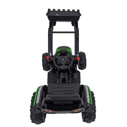 Koparka Traktor na akumulator dla dzieci Zielony + Ruchome Ramię Łyżka + Pilot + Wolny Start + Radio FM + LED