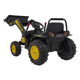Koparka Traktor na akumulator dla dzieci Żółty + Ruchome Ramię Łyżka + Pilot + Wolny Start + Radio FM + LED