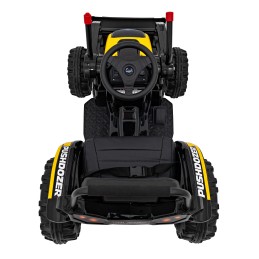 Koparka Traktor na akumulator dla dzieci Żółty + Ruchome Ramię Łyżka + Pilot + Wolny Start + Radio FM + LED