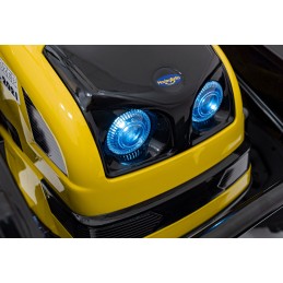 Koparka Traktor na akumulator dla dzieci Żółty + Ruchome Ramię Łyżka + Pilot + Wolny Start + Radio FM + LED