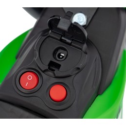 Motorek Cross Honda CRF 450R na akumulator dla dzieci Zielony + 3 Koła + Gumowy Bieżnik + Klakson