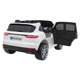 Porsche Cayenne S na akumulator dla dzieci Lakier Biały SUV + Pilot