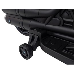 Motorek Chopper FASTER na akumulator dla dzieci Biały + Radio FM + Panel audio + LED