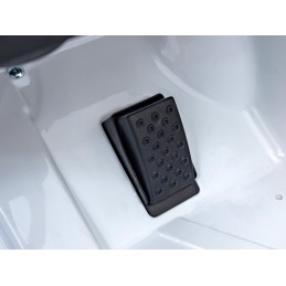 Aston Martin DBX na akumulator dla dzieci Biały + Pilot + EVA + Pasy + Wolny Start + Audio LED