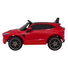 Aston Martin DBX na akumulator dla dzieci Czerwony + Pilot + EVA + Pasy + Wolny Start + Audio LED