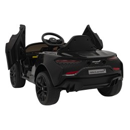 McLaren Artura na akumulator dla dzieci Czarny + Napęd 4x4 + Pilot + Wolny Start + EVA + Audio LED