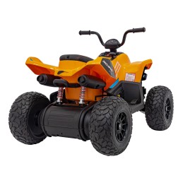 Quad McLaren Racing MCL 35 dla dzieci Pomarańczowy + Pilot + Wolny Start + EVA + Audio LED