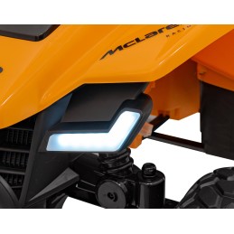 Quad McLaren Racing MCL 35 dla dzieci Pomarańczowy + Pilot + Wolny Start + EVA + Audio LED