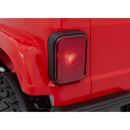 Auto terenowe OFF-ROAD 3.0 dla dzieci Czerwony + Pilot + Wolny Start + Pasy + Audio LED